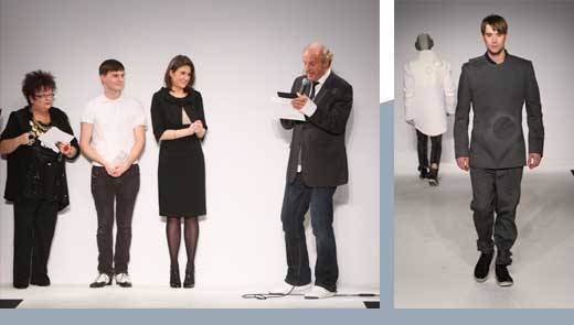 Anthea Godfrey, William Tempest, Dolly Jones and Paul Costelloe & suit designed by Felicity Baggett, 2009 FAD Competition runner up