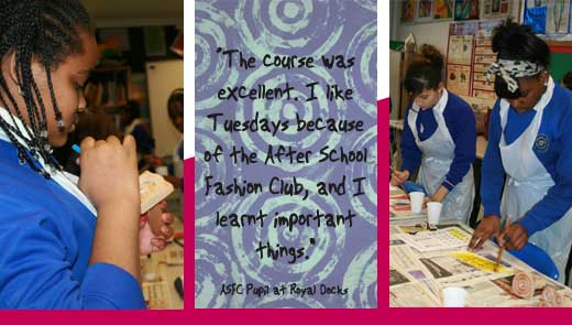 Fairtrade Fashion Club at Royal Dock's